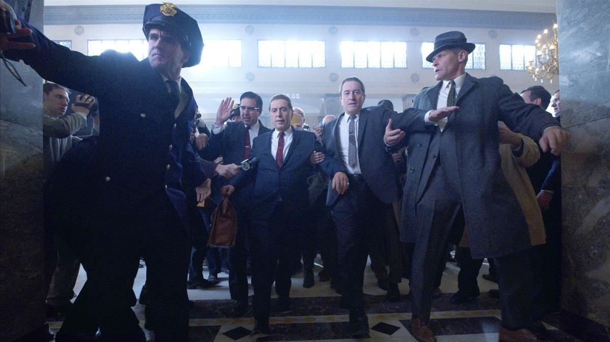 Al Pacino y Robert de Niro, en la película ’El irlandés’. 