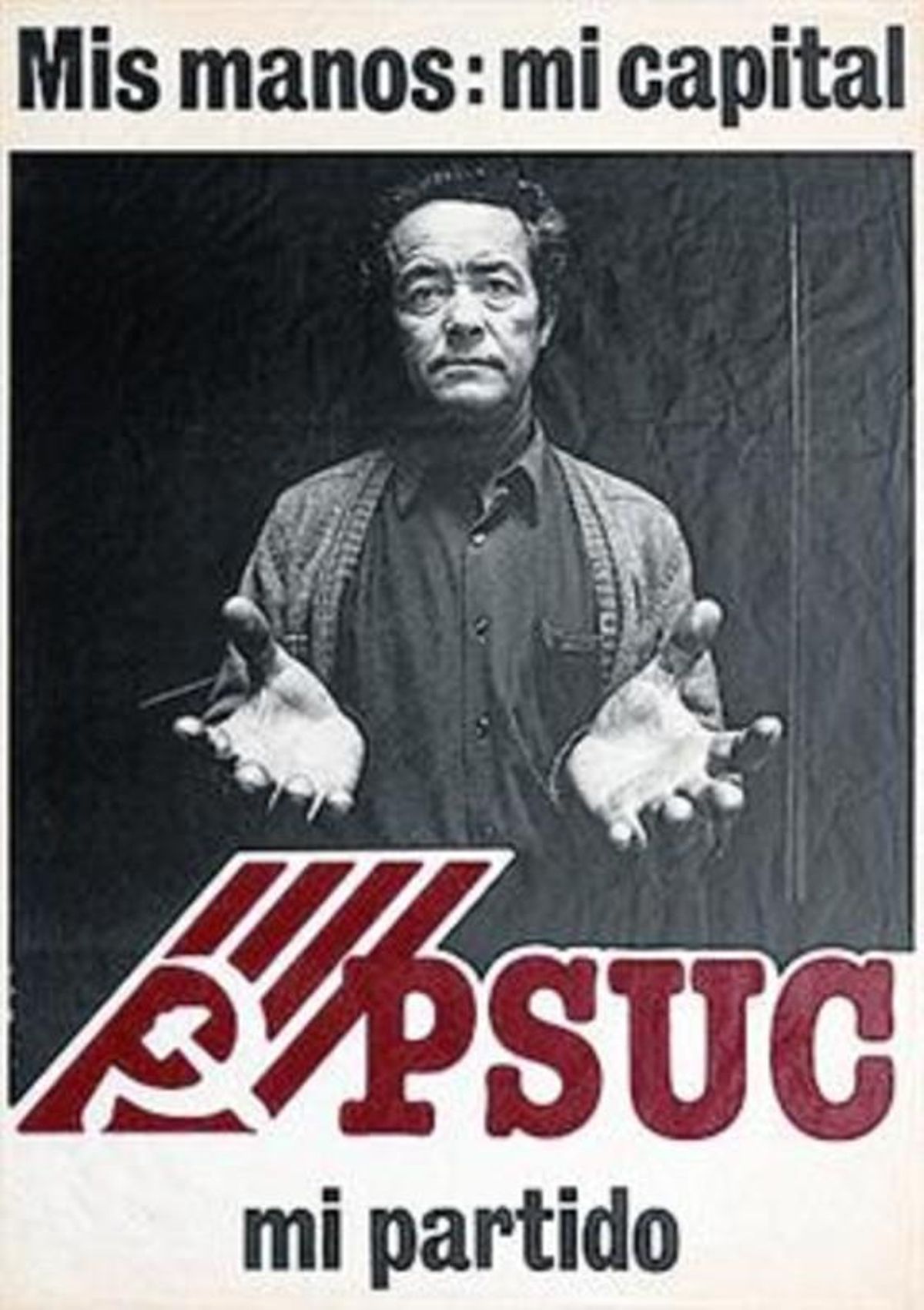 Cartel del PSUC de 1977. Cartel del PSUC de 1977.
