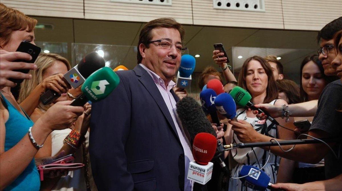 Fernández Vara: "Unas terceras elecciones serían un fracaso de todos" Fernández Vara: "Unas terceras elecciones serían un fracaso de todos"