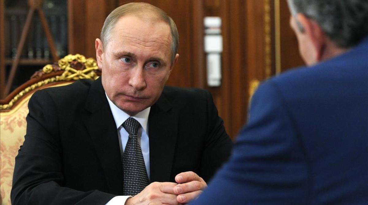 Putin durante una reunión en el Kremlin, en agosto del 2016.