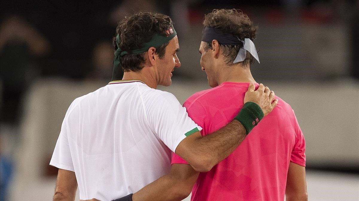 Federer y Nadal, 10 Grand Slams ganados entre ambos superados los 30 años.