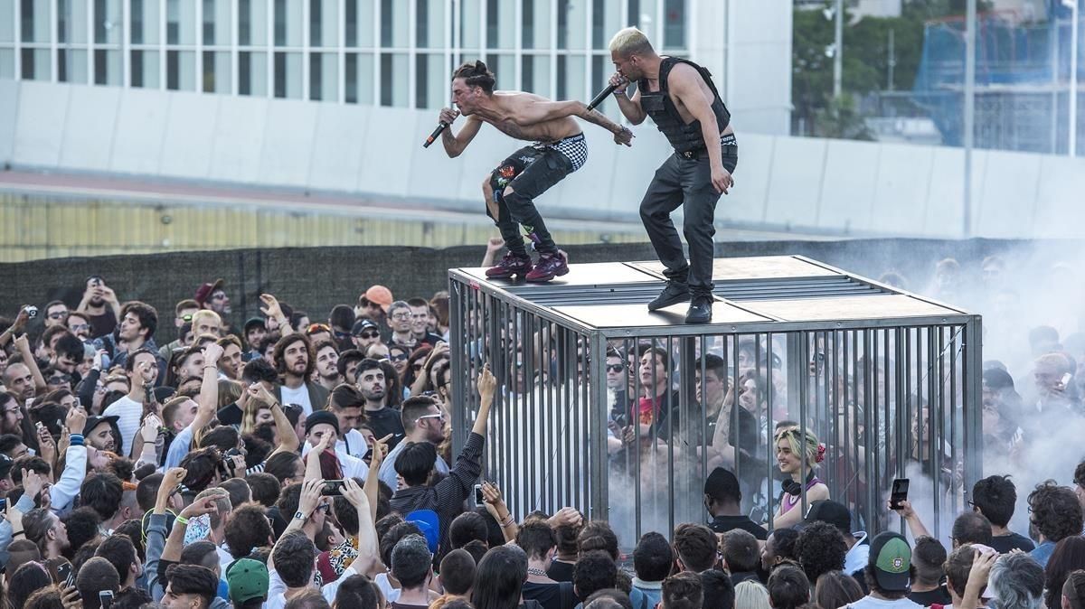 Yung Beef, en el concierto del Primavera Sound. Yung Beef, en el concierto del Primavera Sound.