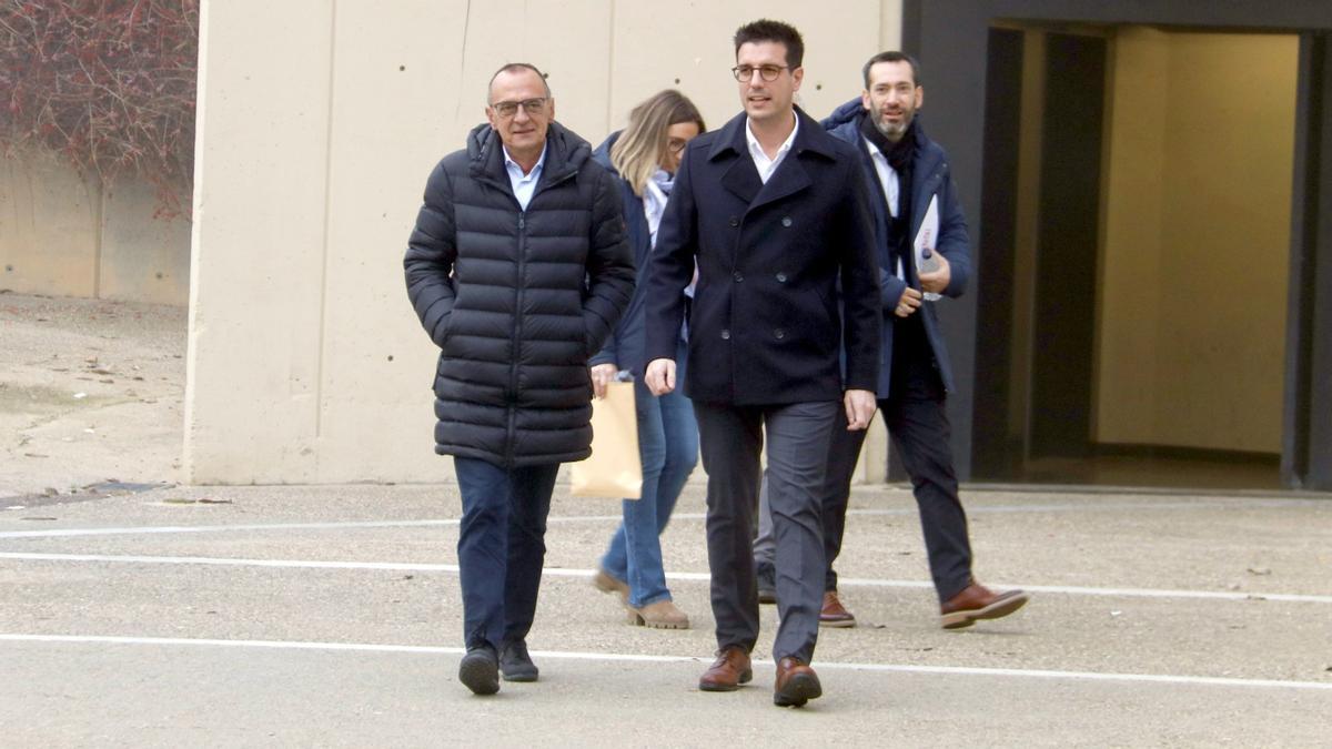 Miquel Pueyo (ERC) y Toni Postius (Junts) Miquel Pueyo (ERC) y Toni Postius (Junts)