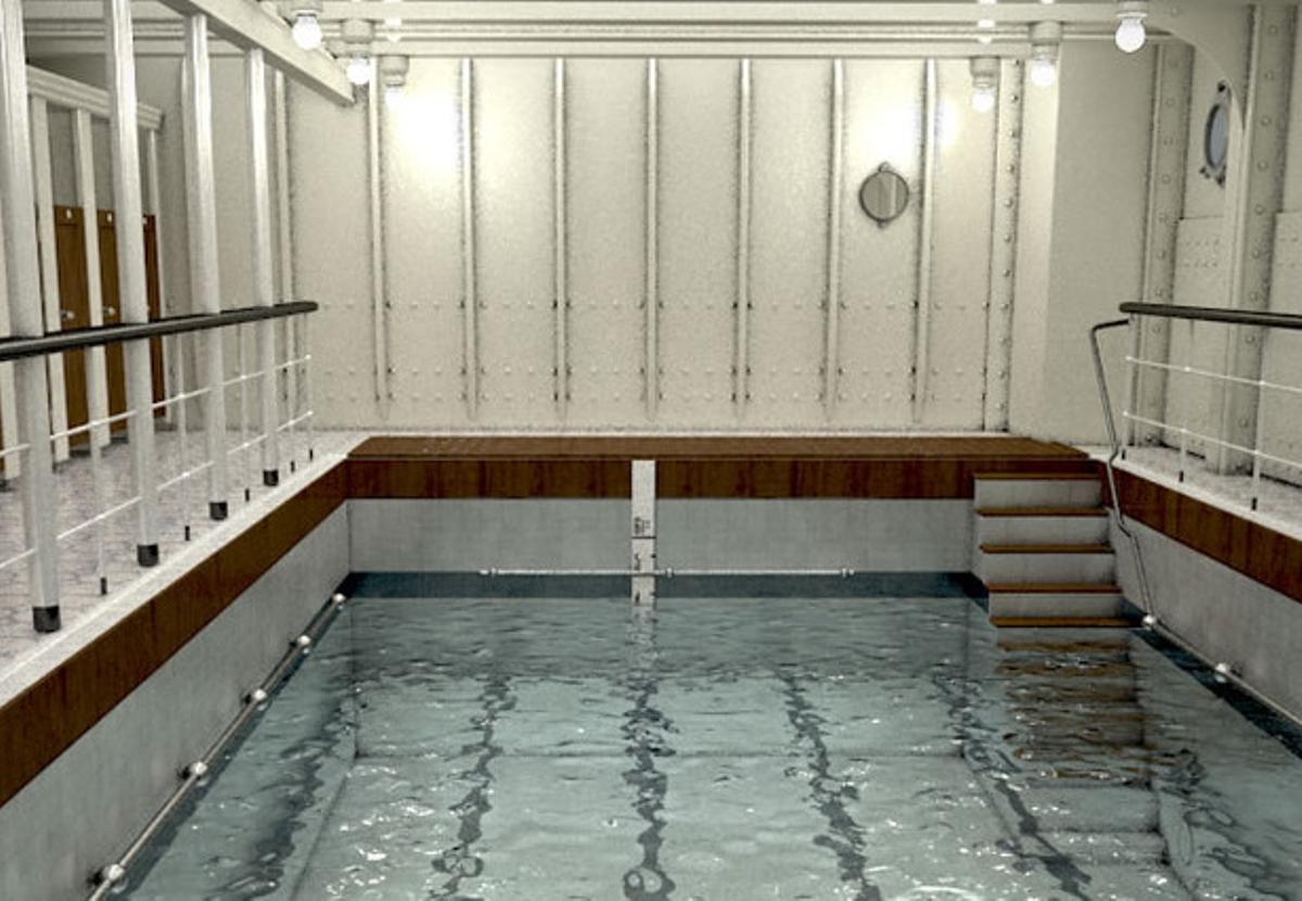 La nueva y pequeña piscina del ’Titanic II’.