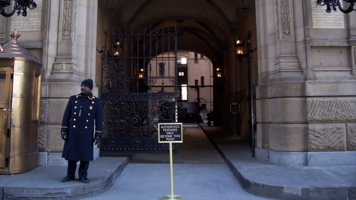 Entrada del edificio Dakota, en Nueva York, este diciembre. Entrada del edificio Dakota, en Nueva York, este diciembre.