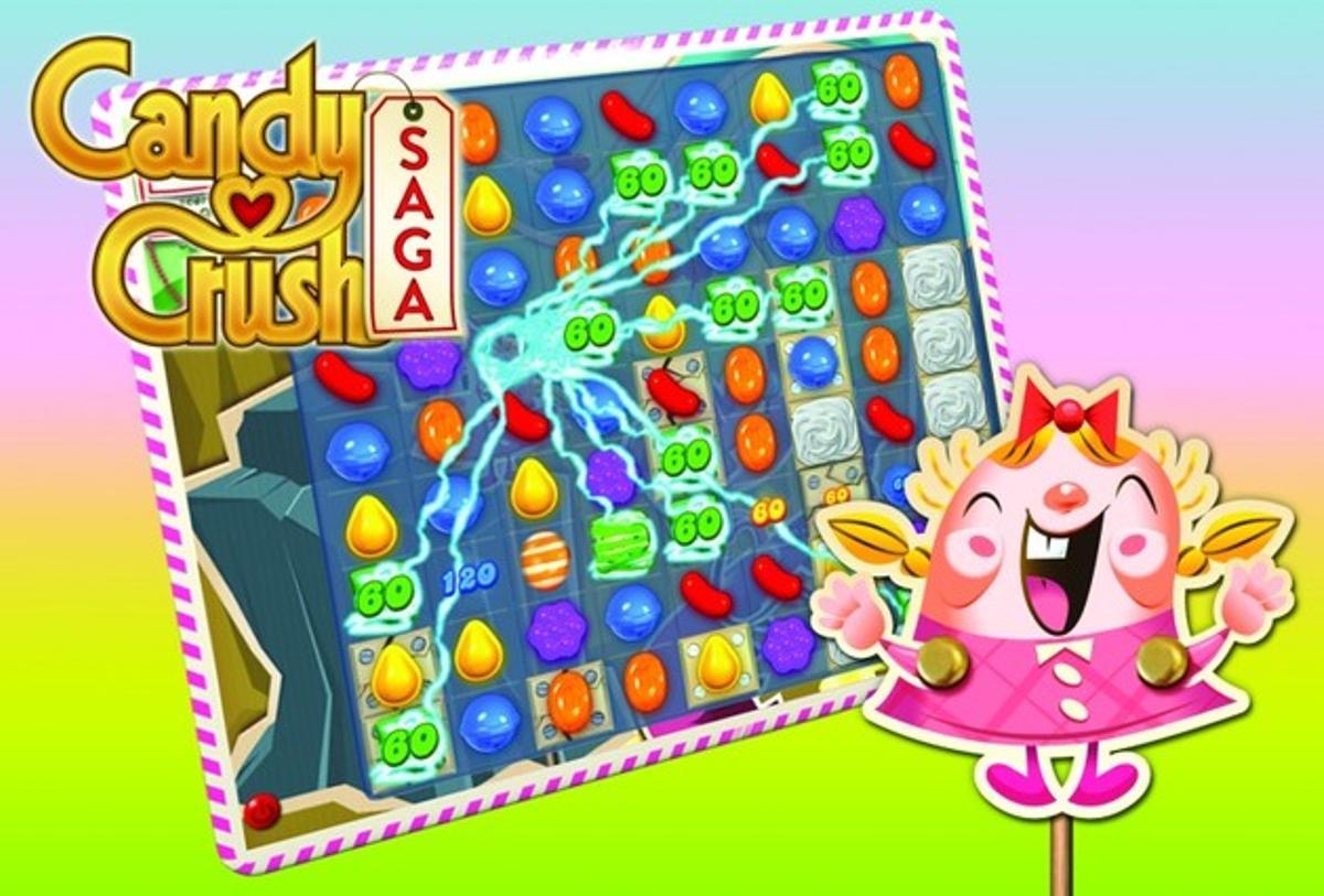 El juego Candy Crush Saga. El juego Candy Crush Saga.