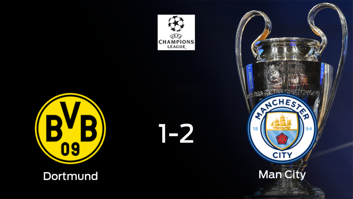 El Manchester City pasa a la siguiente fase de la Champions League tras ganar 1-2 al Borussia Dortmund El Manchester City pasa a la siguiente fase de la Champions League tras ganar 1-2 al Borussia Dortmund