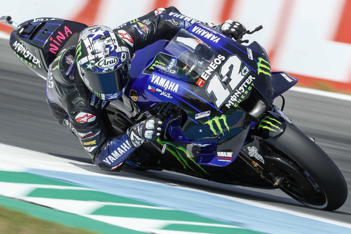 Maverick Viñales (Yamaha) saldrá desde la pole en el GP de Holanda. Maverick Viñales (Yamaha) saldrá desde la pole en el GP de Holanda.