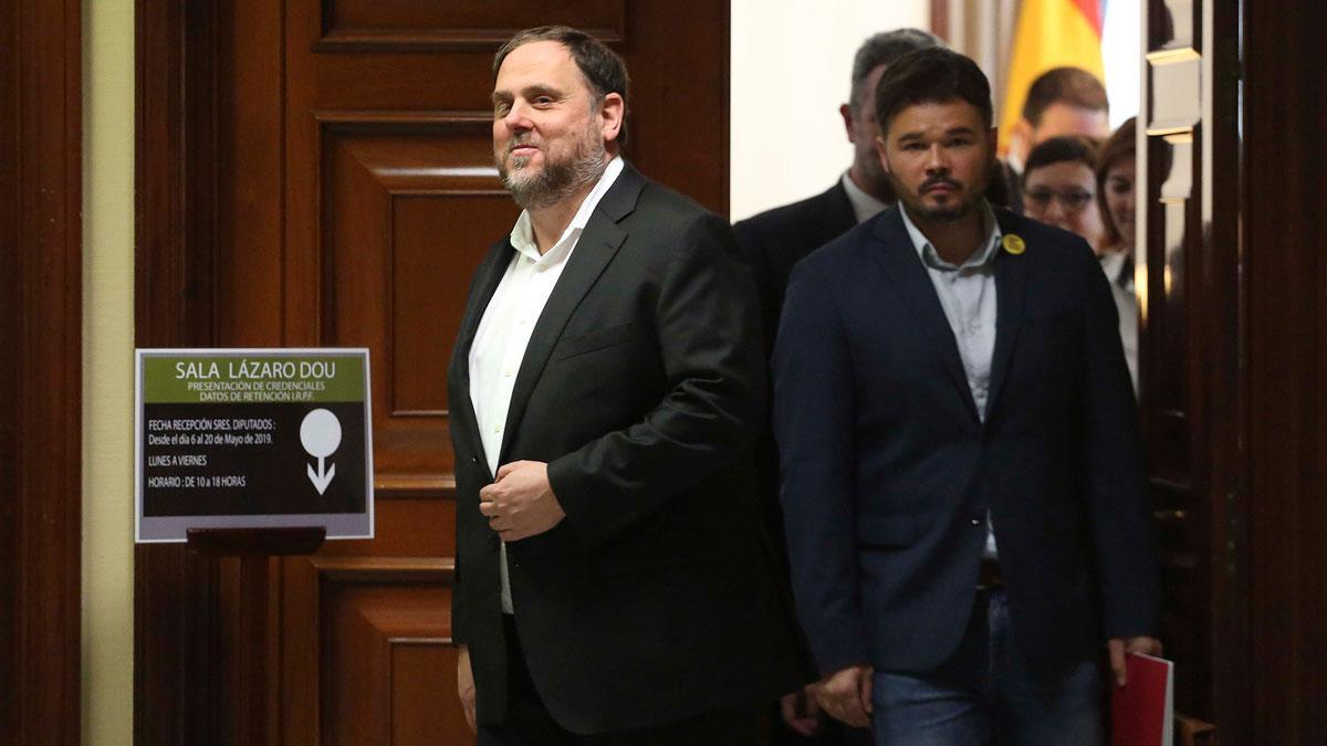 El Supremo deniega el permiso a Junqueras para jurar su cargo de eurodiputado.
