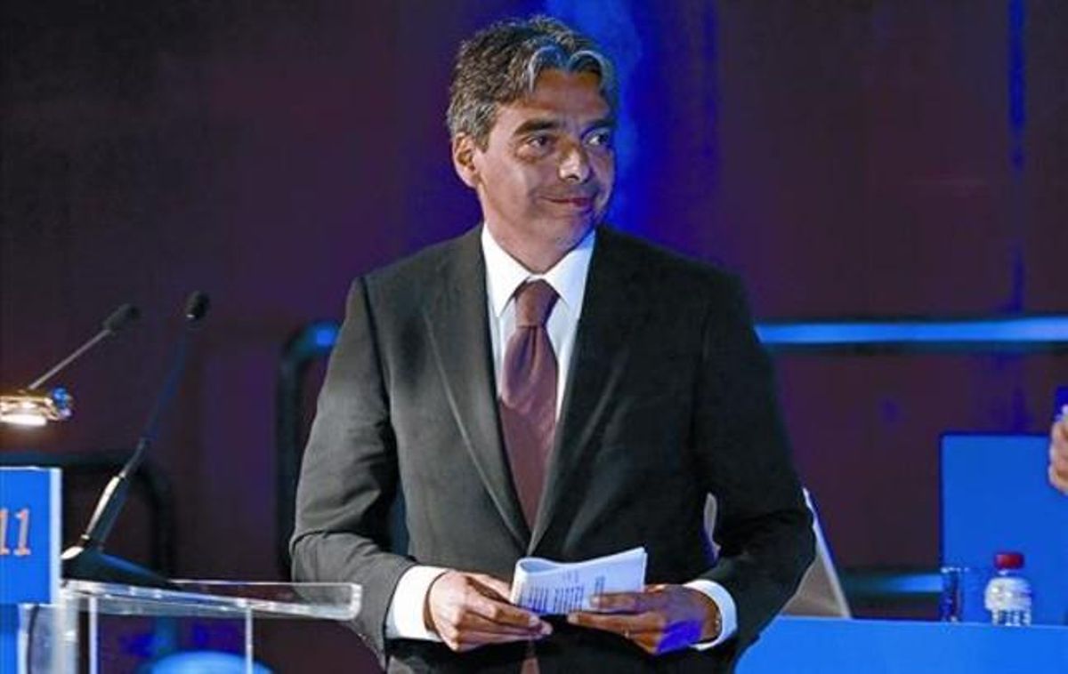 El diputado del PSC Albert Soler, en un acto como secretario de Estado para el Deporte, en julio del 2011. El diputado del PSC Albert Soler, en un acto como secretario de Estado para el Deporte, en julio del 2011.
