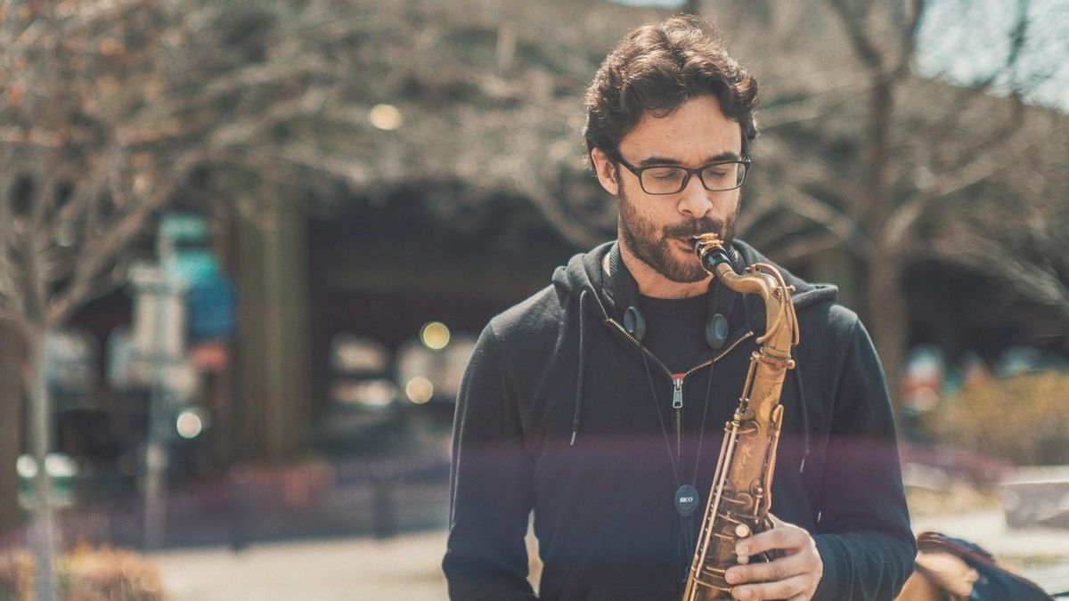 El saxofonista Lluc Casares El saxofonista Lluc Casares