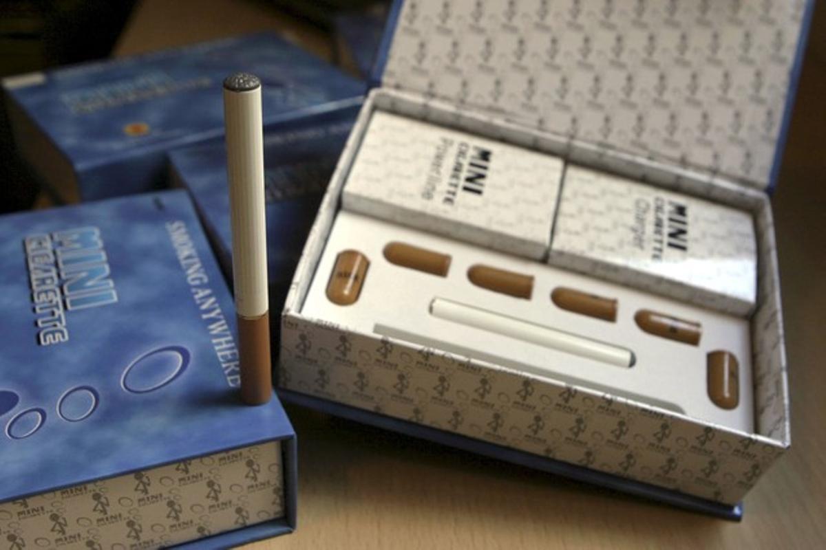 Modelo de cigarrillo electrónico que se comercializa en España.