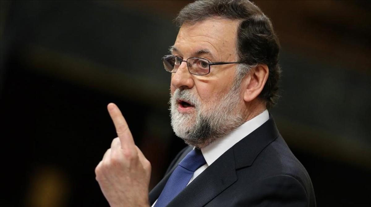 Mariano Rajoy, en el Congreso de los Diputados. 