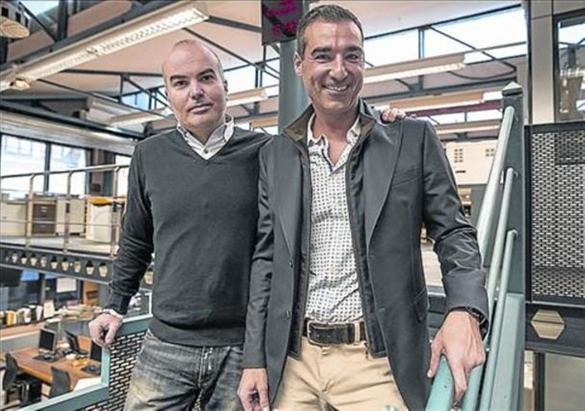 Socios 8 Gerard Olivé (izquierda) y Miguel Vicente. Socios 8 Gerard Olivé (izquierda) y Miguel Vicente.