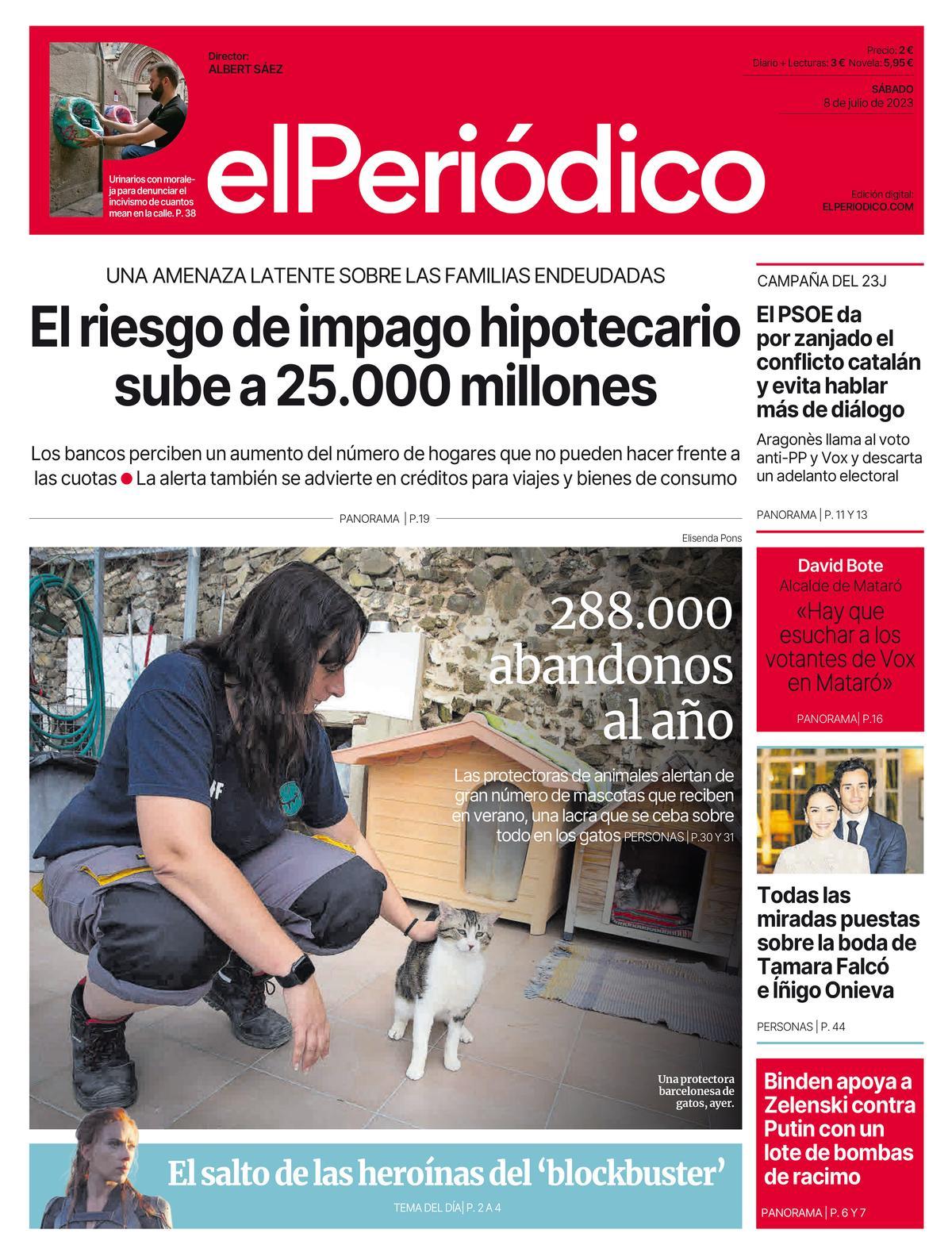 La Portada De El PeriÓdico Del 8 De Julio De 2023 2900