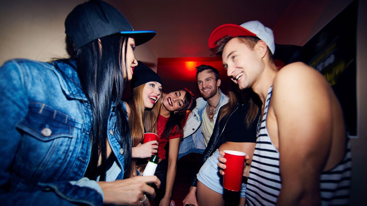 Friends Having Fun at Party Friends Having Fun at Party