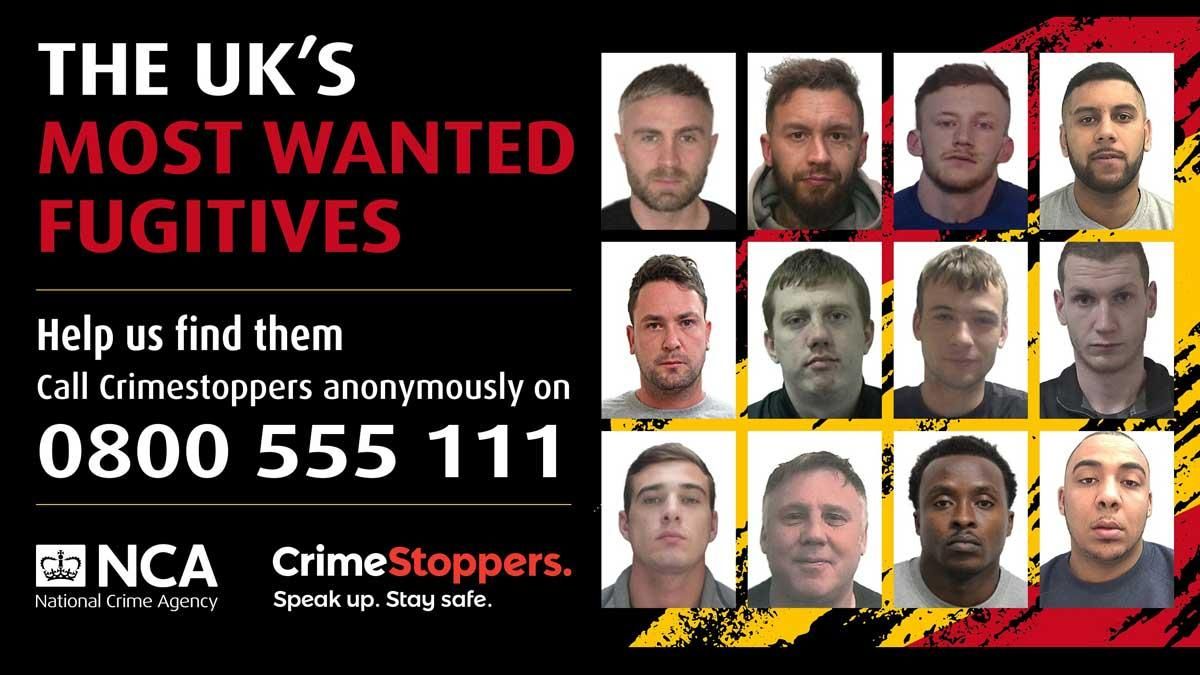 Los 12 fugitivos huidos de la justicia británica que podrían estar en España. Los 12 fugitivos huidos de la justicia británica que podrían estar en España.