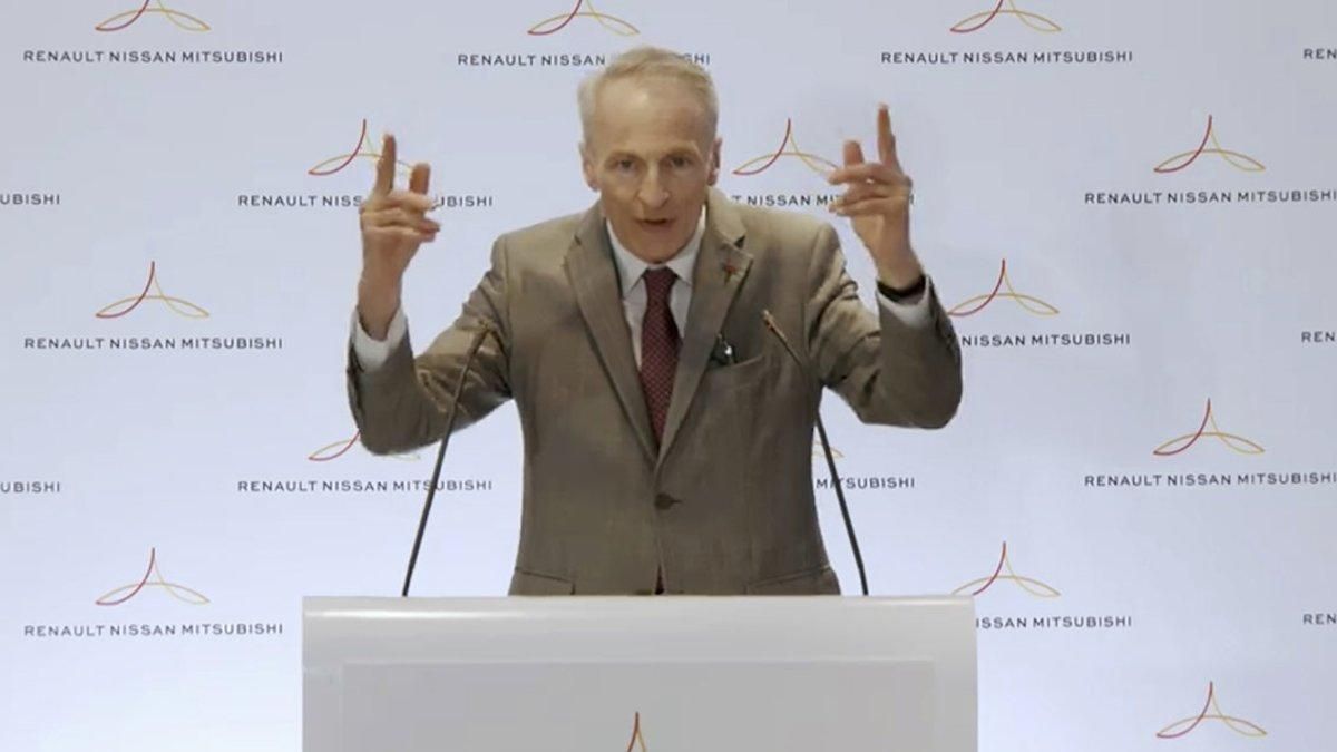 Dominique Senard, presidente de la alianza Renault-Nissan-Mitsubishi. Dominique Senard, presidente de la alianza Renault-Nissan-Mitsubishi.