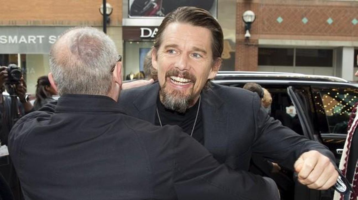 Ethan Hawke, en el estreno de ’Born to be blue’ en Toronto. Ethan Hawke, en el estreno de ’Born to be blue’ en Toronto.