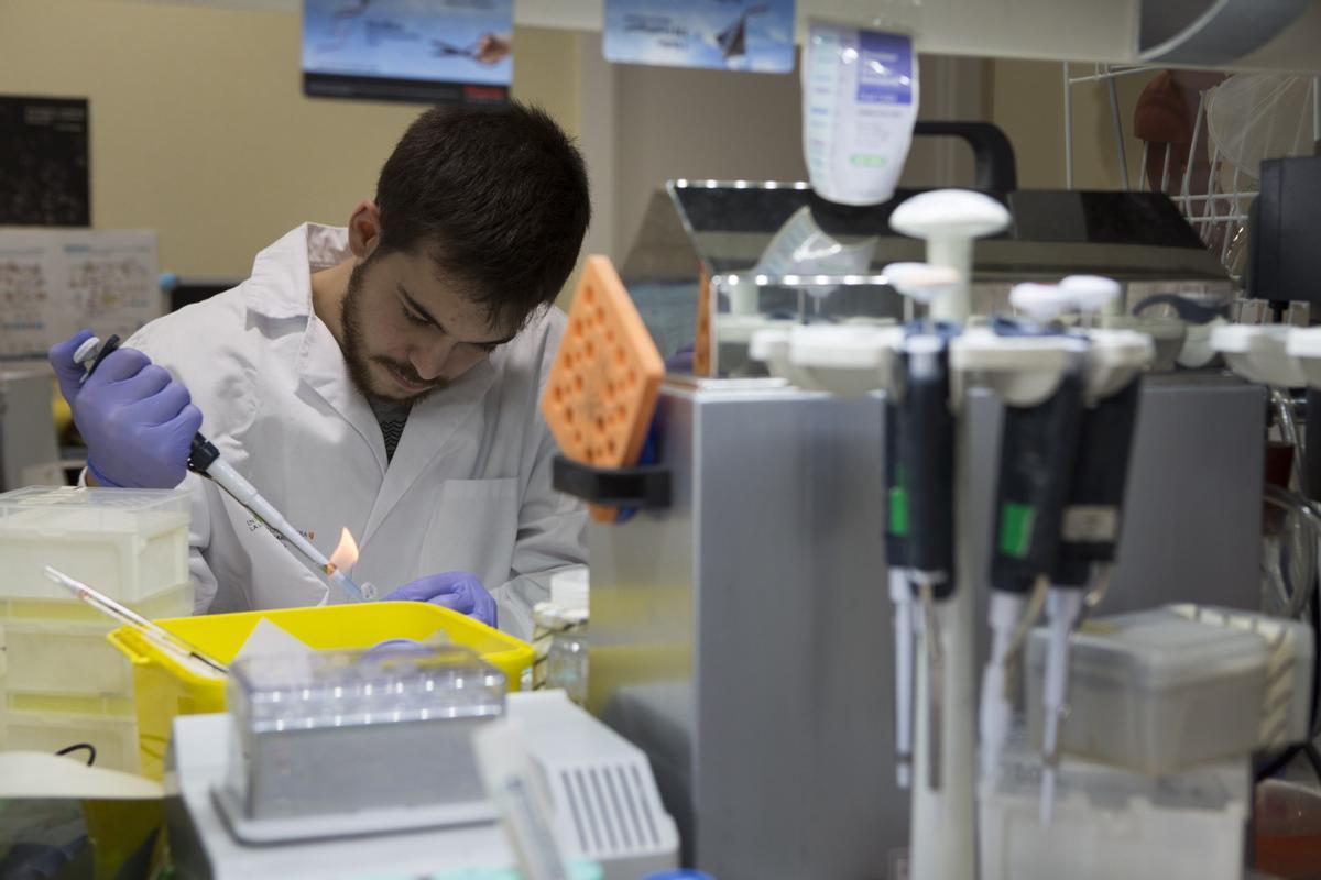 Un investigador de la biotecnología catalana Leukos en una imagen de archivo