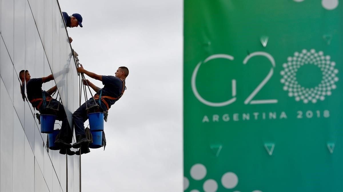 Últimos preparativos para la cumbre del G-20 en Buenos Aires. Últimos preparativos para la cumbre del G-20 en Buenos Aires.