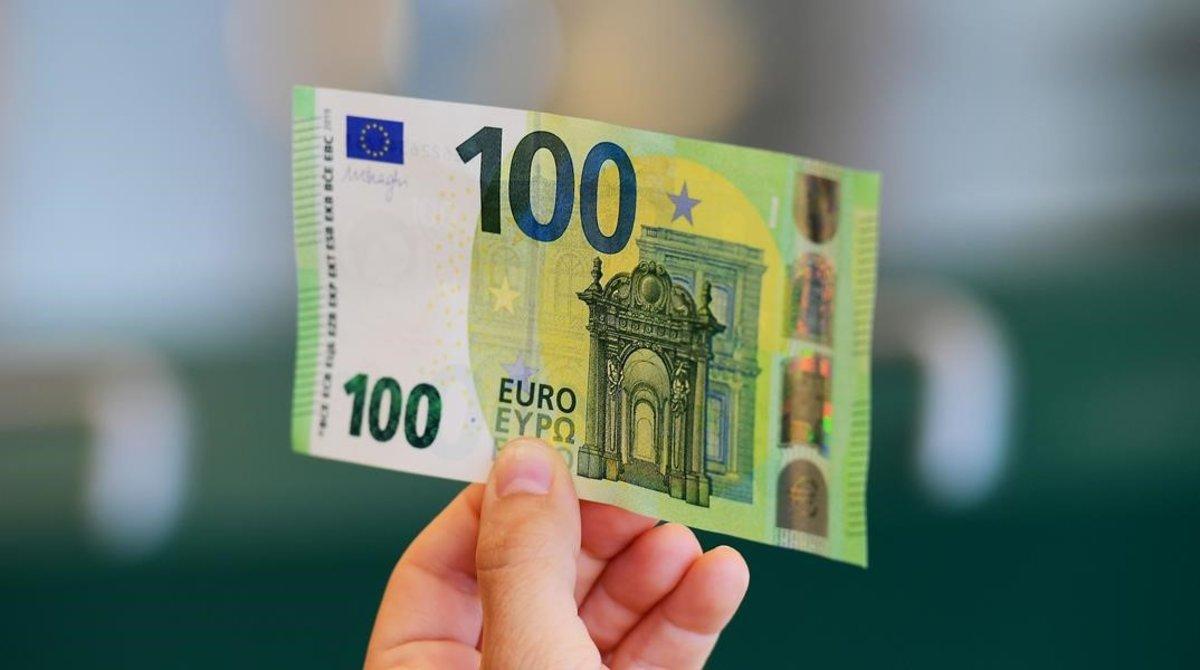 Nuevo billete de 100 euros.