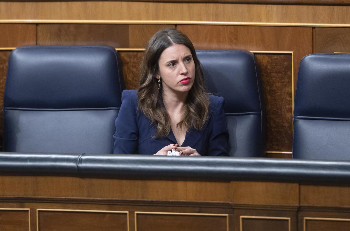 Irene Montero descarta dar un paso atrás en el Gobierno si el PSOE reforma la ley del 'solo sí es sí'