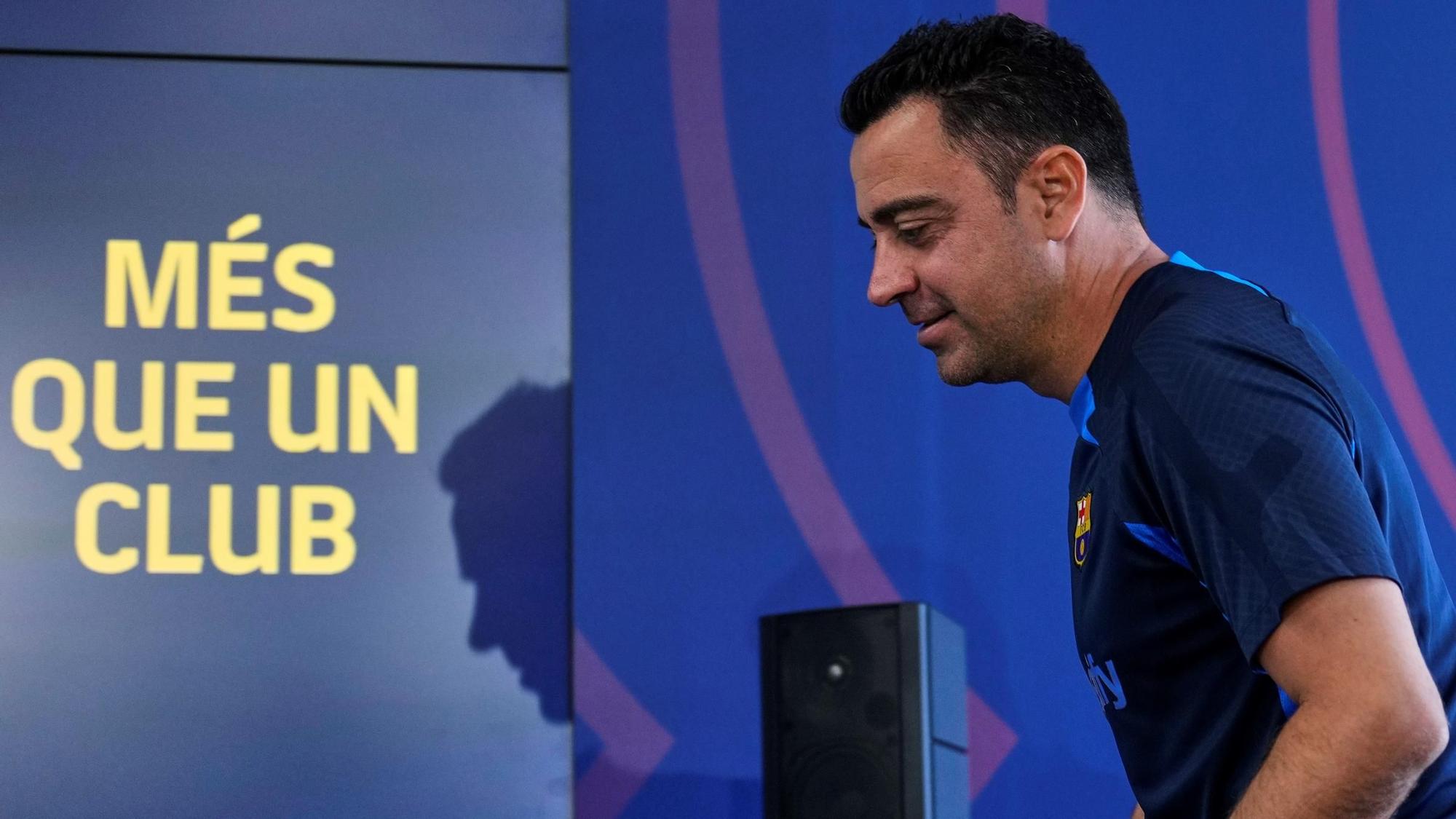 Xavi solo disfruta como entrenador del Barça desde enero