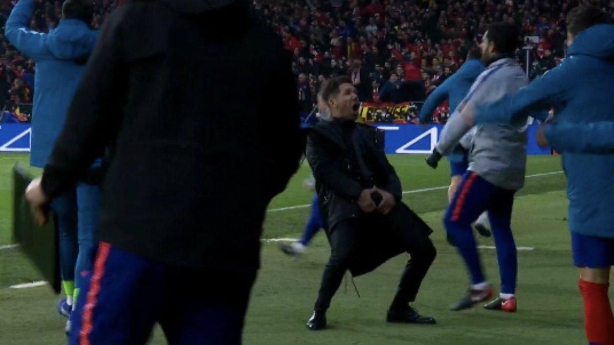 El gesto del ’Cholo’. El gesto del ’Cholo’.
