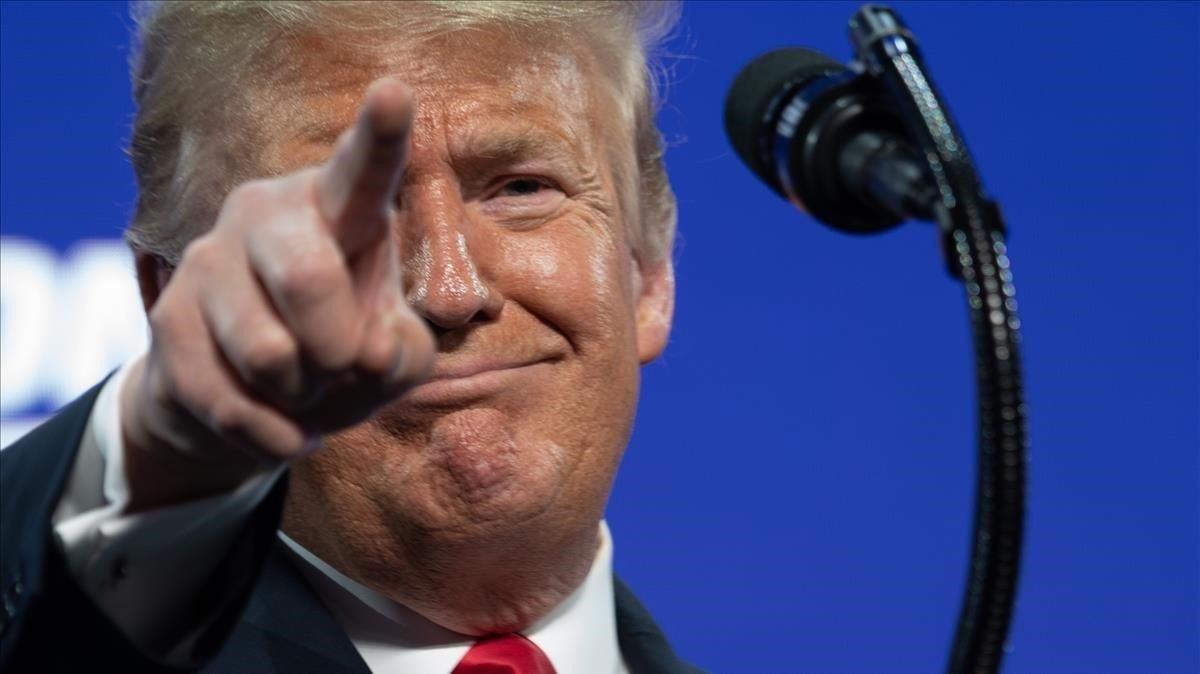 El presidente Trump. El presidente Trump.