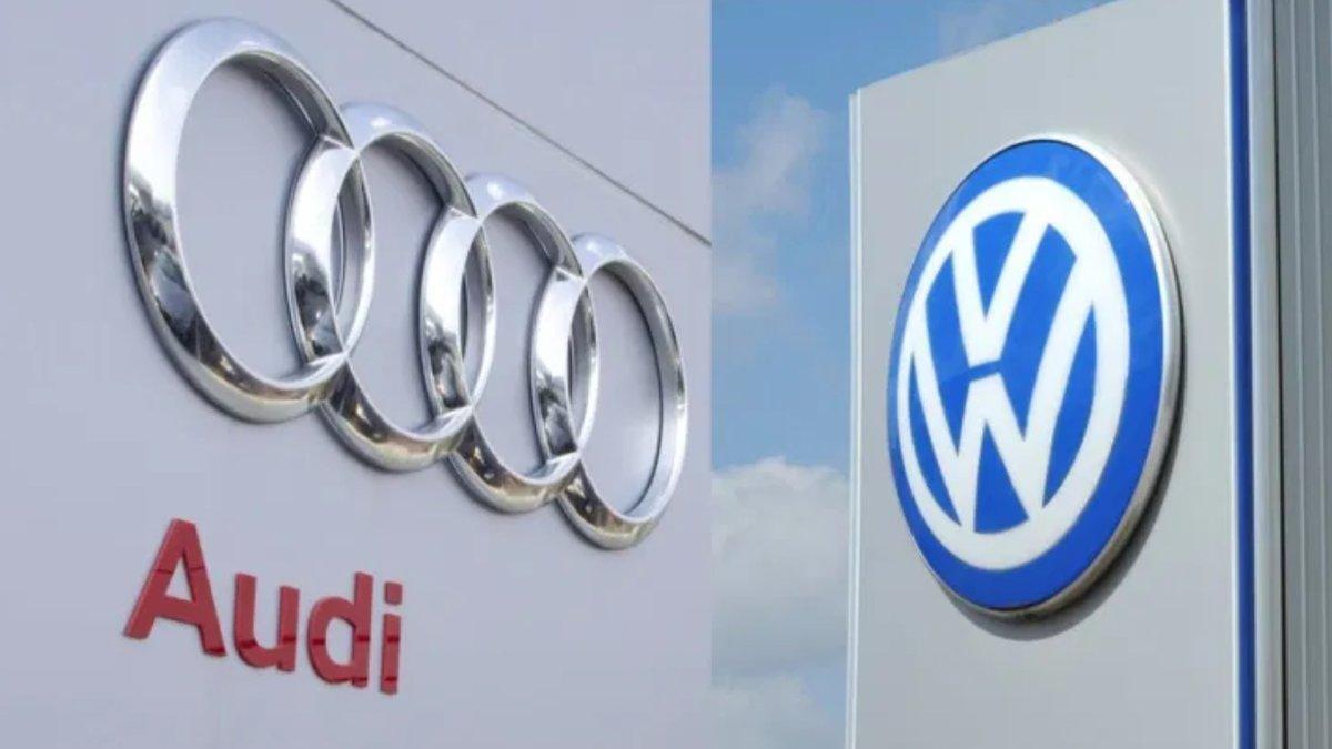 Logotipos de Audi y Volkswagen, marcas del Grupo Volkswagen