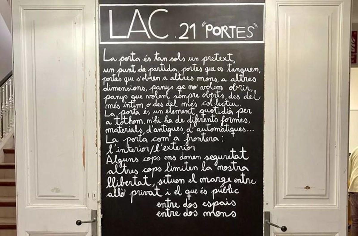 ’Portes’ propuesta del Laboratori d’Art Comunitari (LAC) ’Portes’ propuesta del Laboratori d’Art Comunitari (LAC)