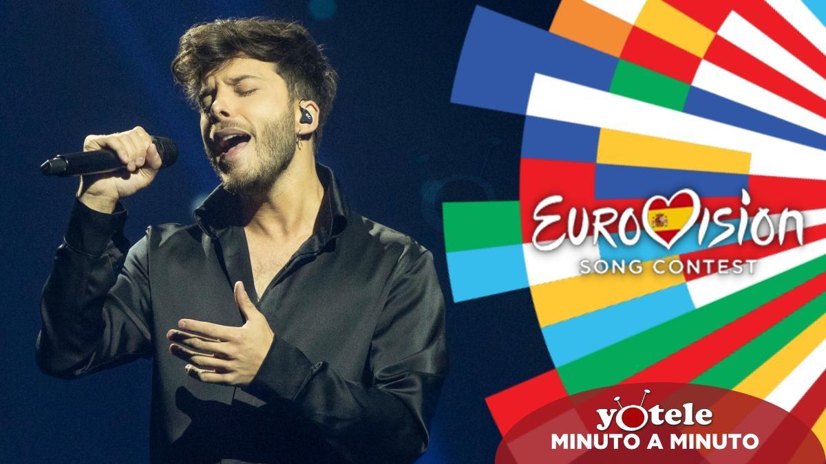 Blas Cantó en su segundo ensayo sobre el escenario de Eurovisión 2021 Blas Cantó en su segundo ensayo sobre el escenario de Eurovisión 2021