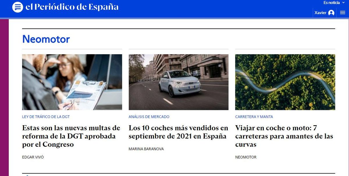 Neomotor crece con El Periódico de España Neomotor crece con El Periódico de España