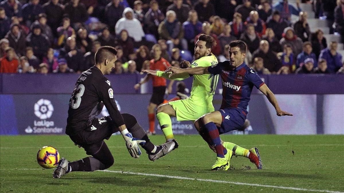 Les claus tàctiques del Llevant-Barça: Messi trigoleja i biassisteix Les claus tàctiques del Llevant-Barça: Messi trigoleja i biassisteix
