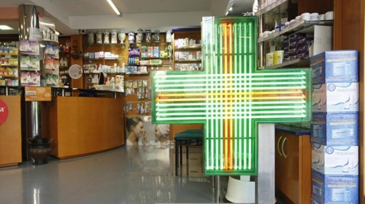 Una farmacia de Barcelona.