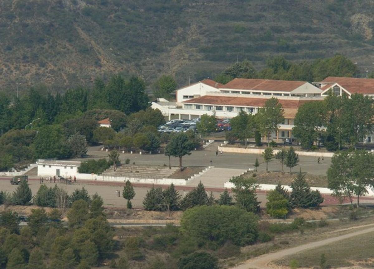 Vista parcial de la academia militar de Talarn.