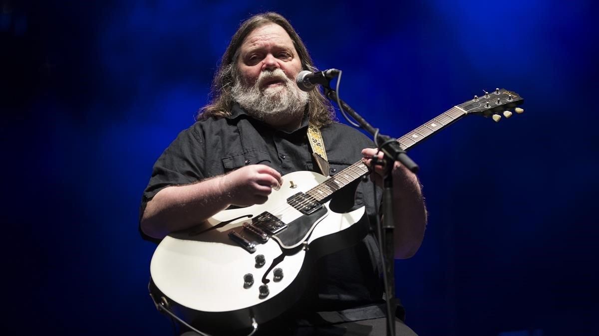 Roky Erickson, en el festival South By South Werst de Austin, Tejas, en el 2018. Roky Erickson, en el festival South By South Werst de Austin, Tejas, en el 2018.