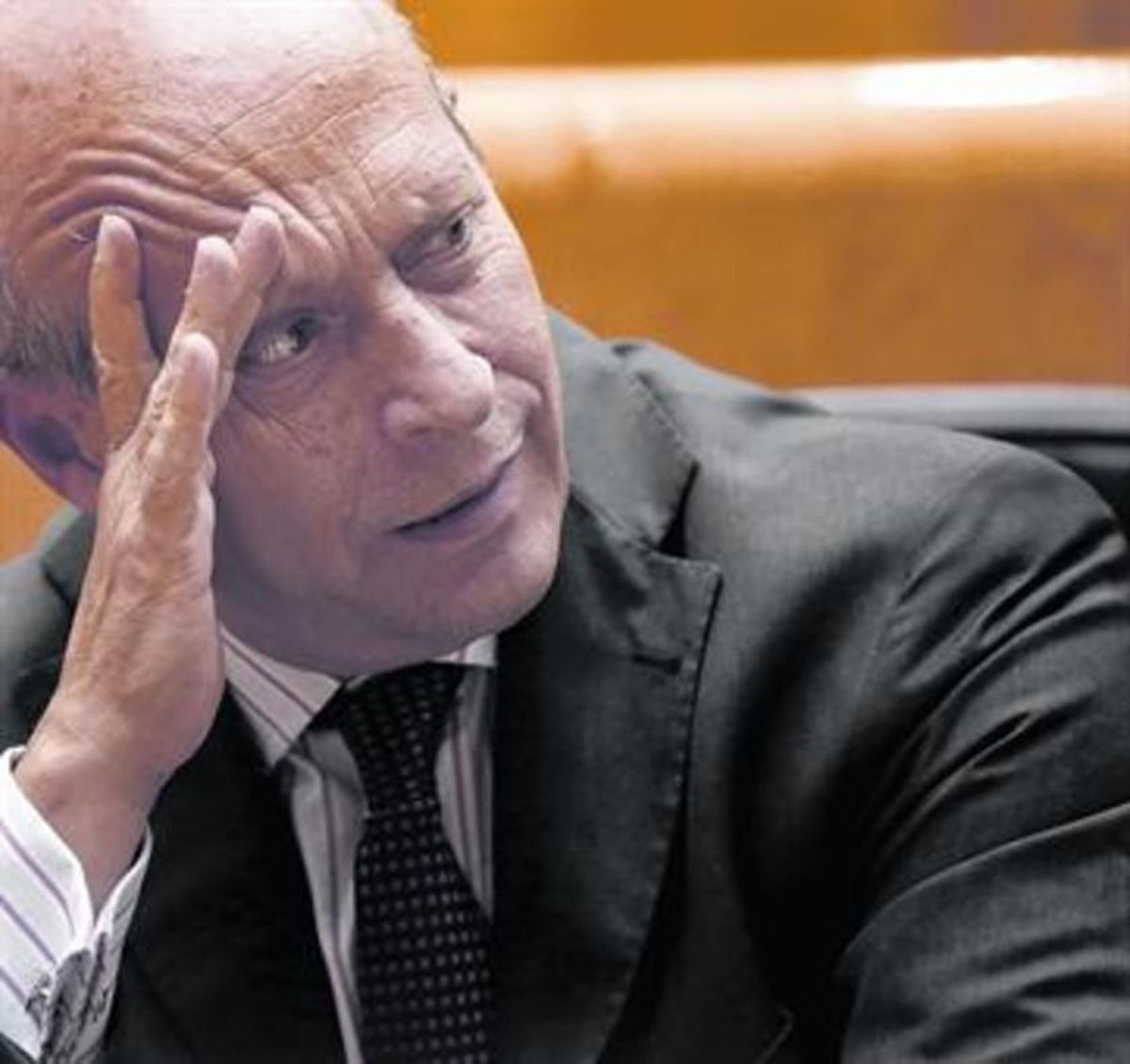 José Ignacio Wert, en una sesión de control en el Senado, en el 2014. José Ignacio Wert, en una sesión de control en el Senado, en el 2014.