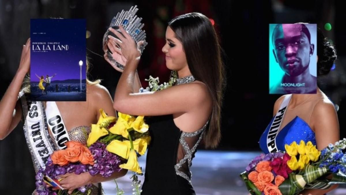 Uno de los memes alusivos al fallo garrafal en la lectura de la película ganadora del Oscar. Uno de los memes alusivos al fallo garrafal en la lectura de la película ganadora del Oscar.