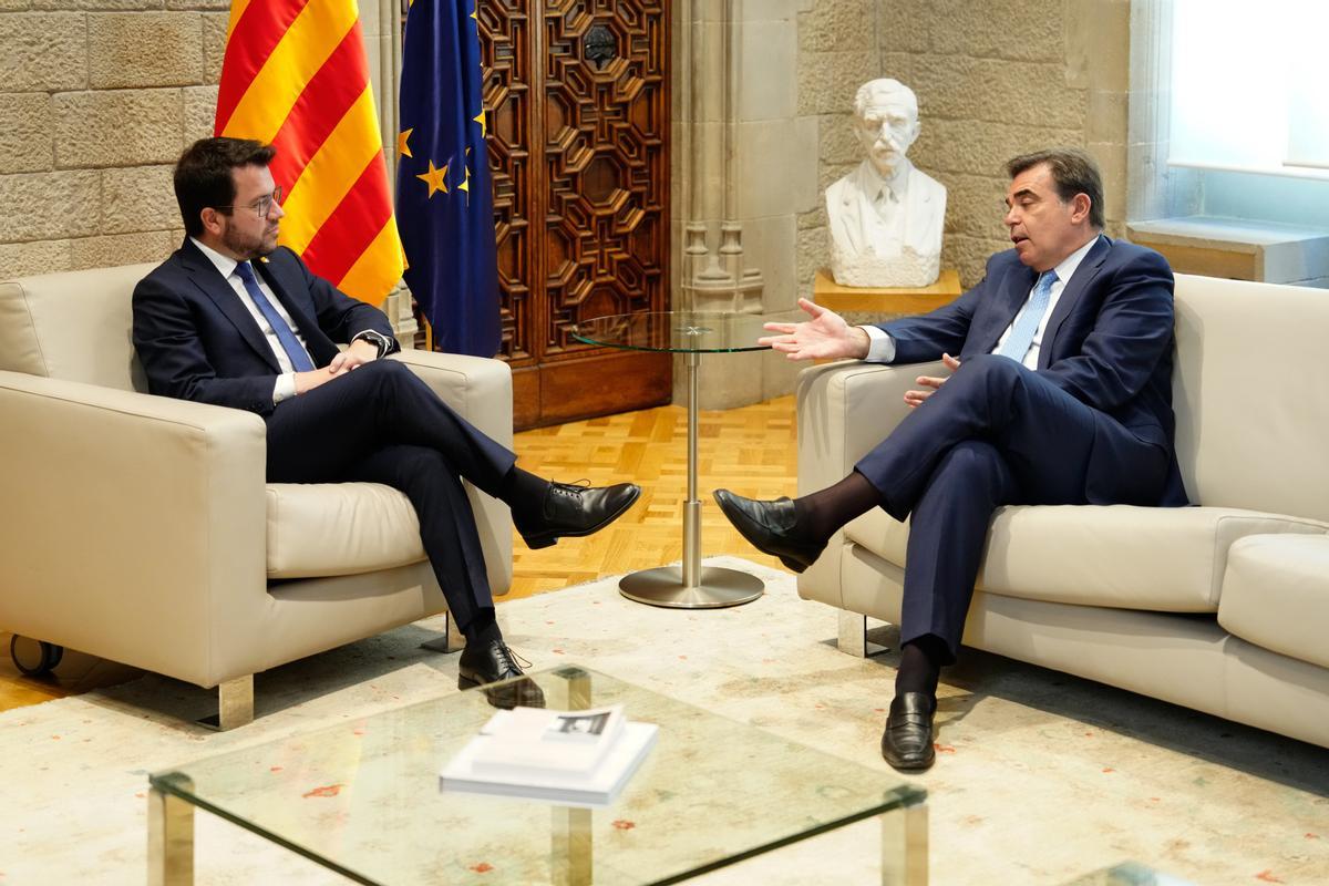 Aragonès recondueix les relacions de la Generalitat amb Europa després de la DUI