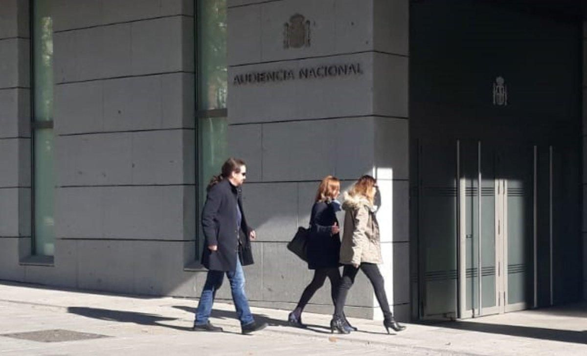 Pablo Iglesias llega a la Audiencia Nacional. Pablo Iglesias llega a la Audiencia Nacional.