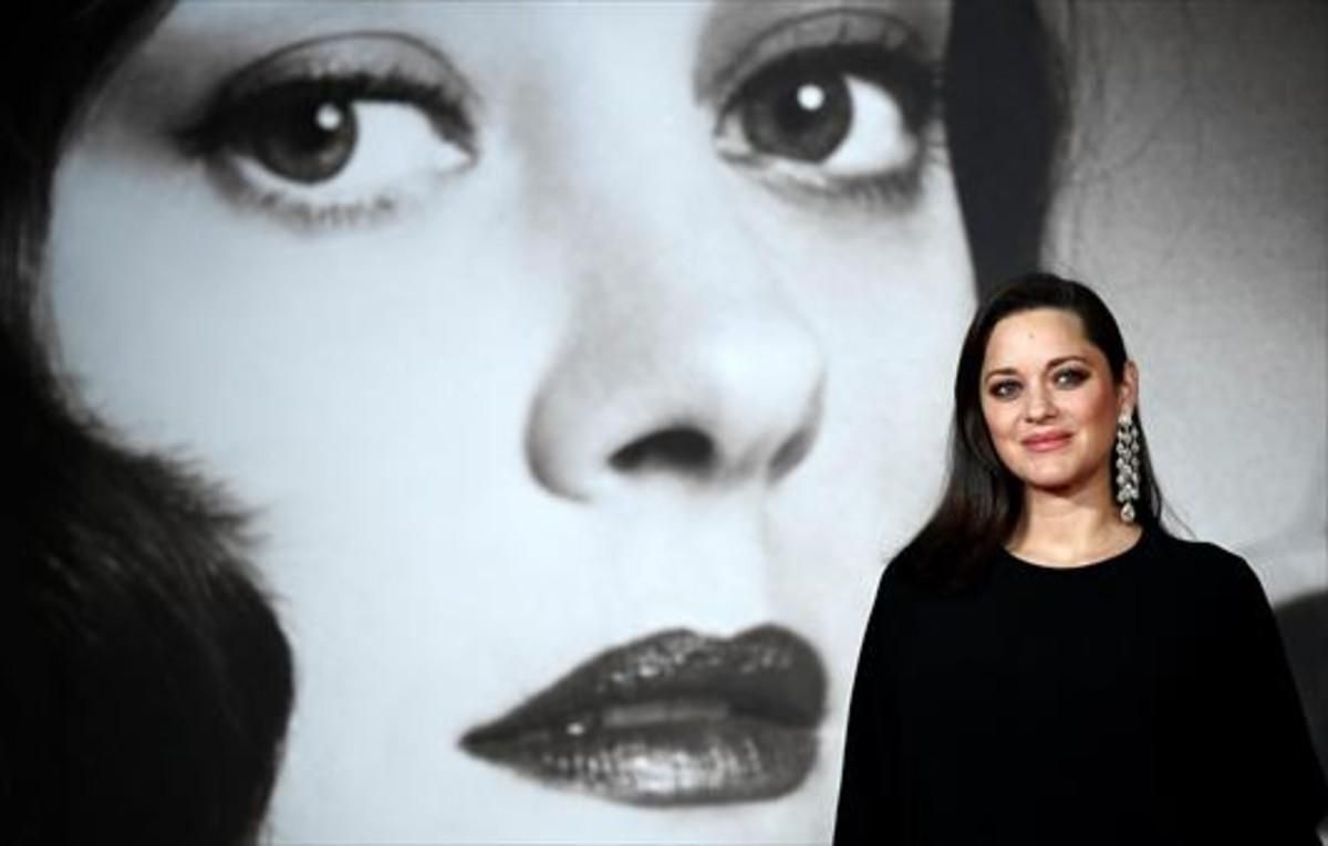 Marion Cotillard, durante el estreno de ’Aliados’ en Londres. Marion Cotillard, durante el estreno de ’Aliados’ en Londres.