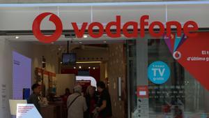 Tienda de Vodafone en Barcelona.