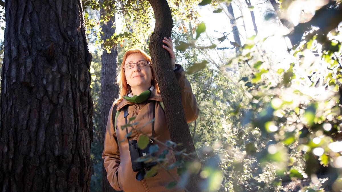 La filósofa Marta Tafalla, en el bosque de Volpelleres de Sant Cugat. La filósofa Marta Tafalla, en el bosque de Volpelleres de Sant Cugat.