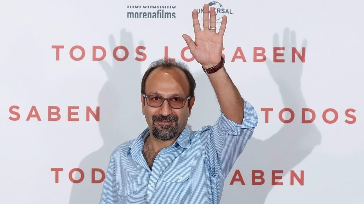 El cineasta iraní Asghar Farhadi, en Madrid, durante la presentación de ’Todos lo saben’. El cineasta iraní Asghar Farhadi, en Madrid, durante la presentación de ’Todos lo saben’.