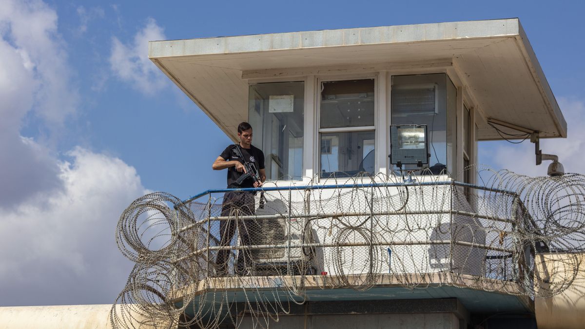 La prisión de Gilboa, la de más alta seguridad de Israel, de donde han escapado seis presos palestinos. La prisión de Gilboa, la de más alta seguridad de Israel, de donde han escapado seis presos palestinos.