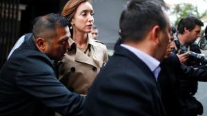 Victoria Villarruel, la candidata a vicepresidenta de Argentina, el pasado 4 de septiembre en Buenos Aires.