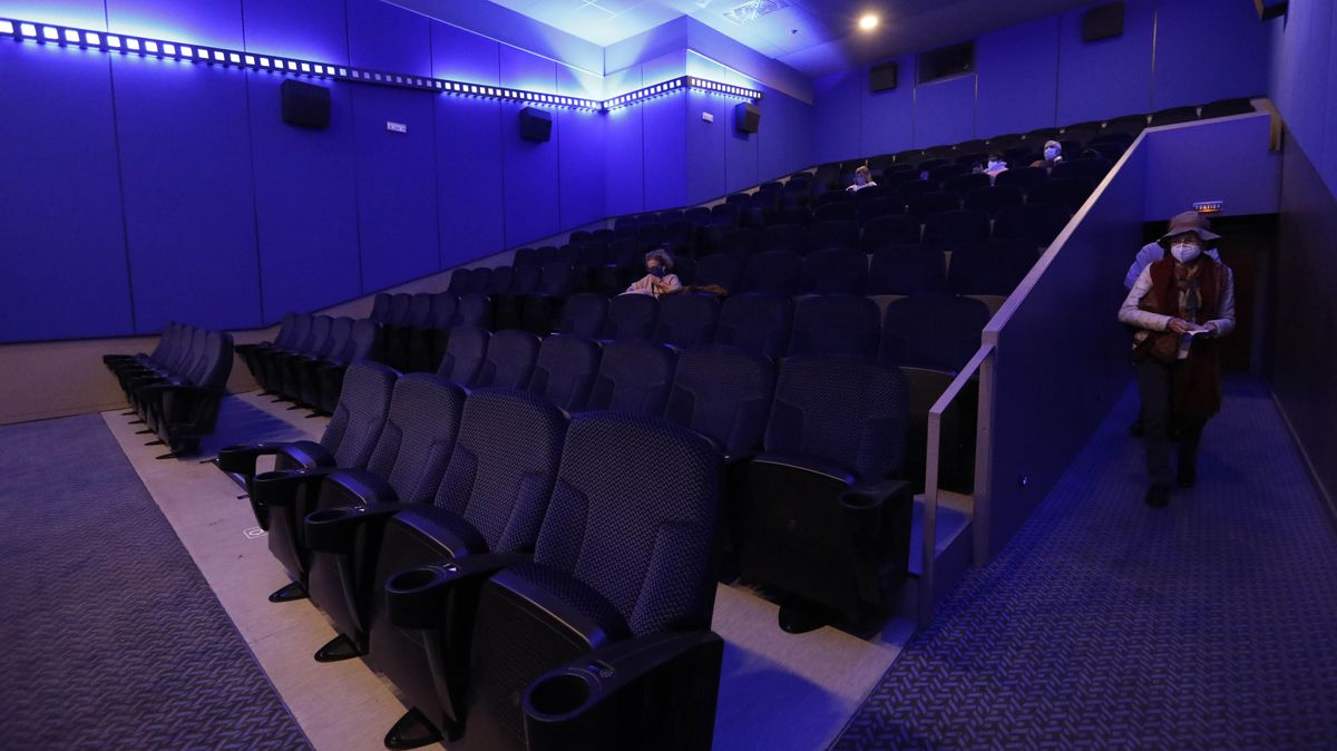 Una sala de cine de Barcelona, el pasado octubre. Una sala de cine de Barcelona, el pasado octubre.