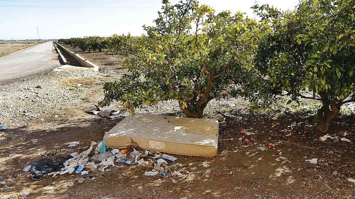 Desechos en uno de los puntos de encuentros sexuales, en el lugar donde desapareció Florina. Desechos en uno de los puntos de encuentros sexuales, en el lugar donde desapareció Florina.